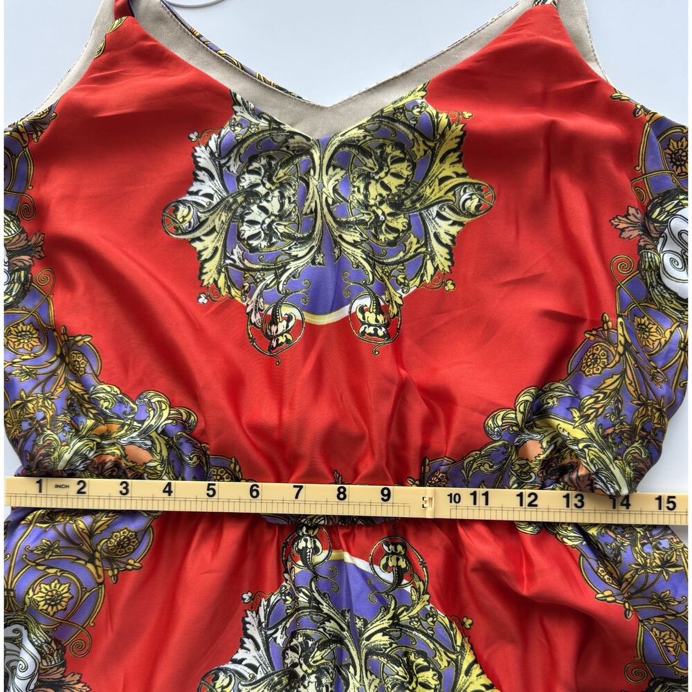 Mimi Chica Women's Handkerchief Dress Red Size L Vibrant Luxury - Picture 9 of 9